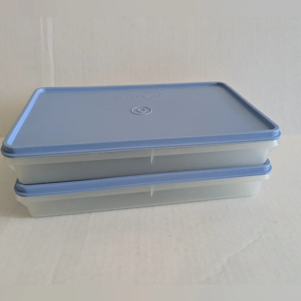 Tupperware Deli Meat Bacon Keeper. Set Of 2, Like New.
